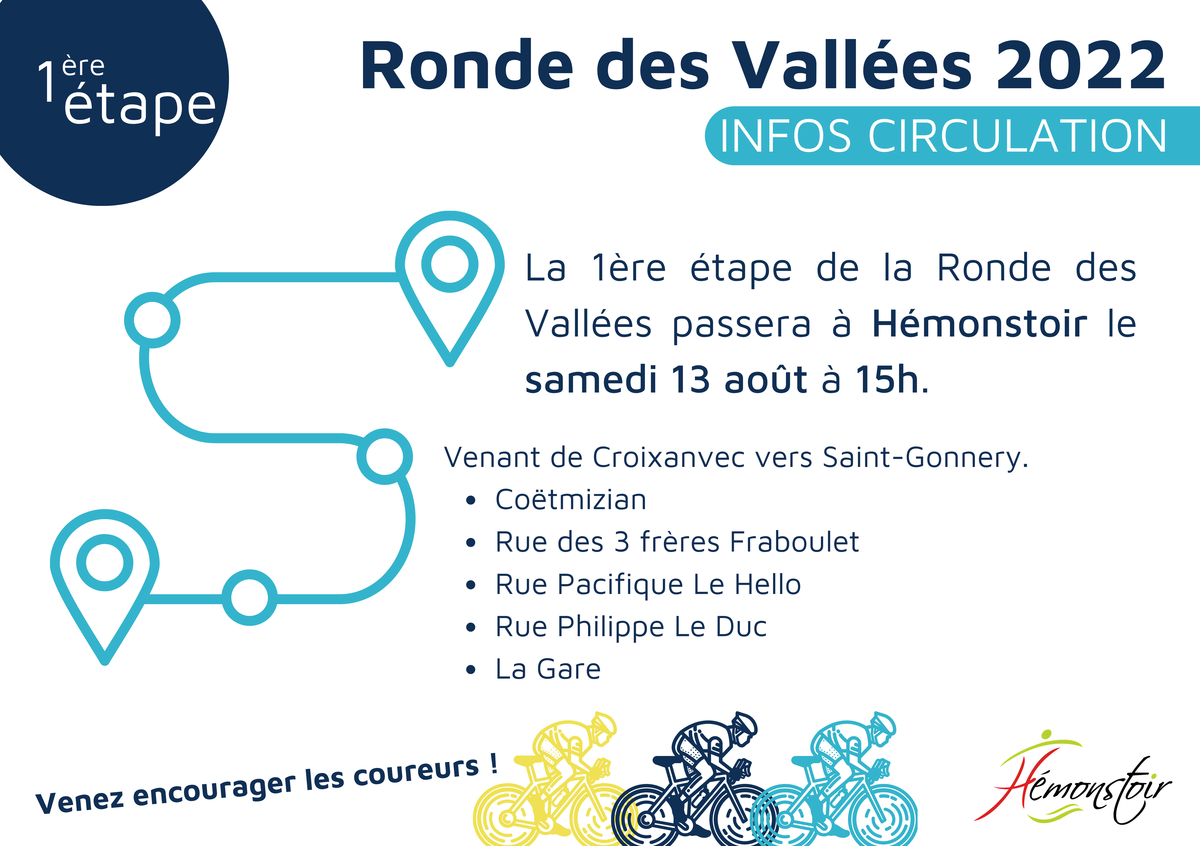 News 🚧 Ronde des Vallées 2022 Infos circulation Mairie d’Hémonstoir illiwap news illiwap® News 🚧 Ronde des Vallées 2022 Infos circulation Mairie d’Hémonstoir illiwap news illiwap®